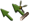 Airfix Dogfighter ᵐᵉⁿᵘ ᵃʳʳᵒʷ ᵃⁿᵈ ᶠᵃᵇʳⁱᶜᵃᵗᵉᵈ Cursor Set thumbnail
