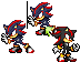 Shadow The Hedgehog [Animated] - Sonic Battle Sprites Cursor Set thumbnail