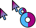 Blue And Purple Cursor Set thumbnail