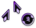 Breeze Hacked Purple-White Cursor Set thumbnail
