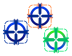 Crosshair blue-green Cursor Set thumbnail