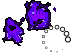 Electric/Fire Black-Purple Cursor Set thumbnail