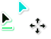 Fluent Modern Black Cursor Set thumbnail