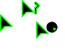Green and Black Cursor Set thumbnail