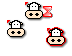 Kawaii Cow Cursor Set thumbnail
