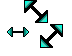 Midnight Teal Fade Cursor Set thumbnail