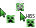 Minecraft Creeper Cursor Set thumbnail