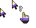 Nonbinary Flag Cursor Set thumbnail