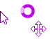 Shaded Purple Butterfly Cursor Set thumbnail