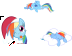 Rainbow Dash Cursor Set thumbnail