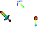 Rainbow Minecraft Tools Cursor Set thumbnail