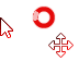 Shaded Red Roses Cursor Set thumbnail