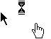 Black And White Cursor Set thumbnail
