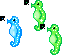 Saski Seahorses Cursor Set thumbnail