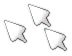 White and Fluid Cursor Set thumbnail