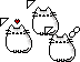 Whte Pusheen Cursor Set thumbnail