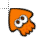 Splatoon Orange Squid.cur Preview