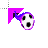 PurpleAndBlueFlamingBall.cur Preview