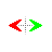 red green Horizontal.cur Preview