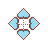Move Blue Donut UL crosshair.cur Preview