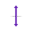 Purple filled vertical resize.cur Preview