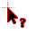 Red and Black Help.cur Preview