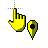 3D Gold Aero Location Select.cur Preview