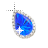 Right Blue Sapphire in diamonds Background.ani Preview