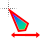 Sharp colour cursor horizontal.cur Preview