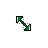 Diagonal Resize 1 Basic Green Ornament.cur Preview