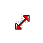 Diagonal Resize 2 Basic Red Ornament.cur Preview