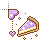 Purple kawaii Cheesecakes - Link Select right hand.ani Preview