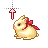 pink and yellow bunny alternate.cur Preview