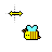 Bee - Horizontal resize.ani Preview