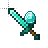 diamond sword with diamond spinning.ani Preview