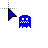 Blue Pacman ghost.ani Preview