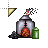incinerator cursor.bmp.cur Preview