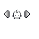 Junimo White Horizontal Resize.cur 200% version