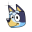Bluey Heeler fun cursor.cur HD version
