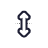 sCRJ Cursors v2.1 LIGHT - Vertical Resize.cur Preview
