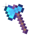 Minecraft Enchanted Diamond Axe--cursor--SweezyCursors..cur 200% version