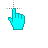 SkyBlue-hand.cur Preview