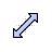 Blue Diagonal Resize 2 Universal.cur Preview