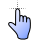 Blue Link Select Right.cur Preview