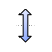 Blue Vertical Reisze Universal.cur Preview