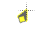 Yellow Black Left-Handed.cur Preview