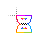 Rainbow Hourglass Sand v2.ani Preview