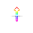 Rainbow upArrow.ani Preview