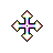 Rainbow xArrow v2 Black Outline.ani Preview