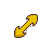 Melanie Diagonal Resize UP.cur Preview